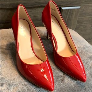 Xappeal®️ High-heels Red with a light tan inside
